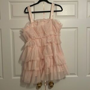 BEAUTIFUL LIGHT PINK TULLE DRESS BNWT